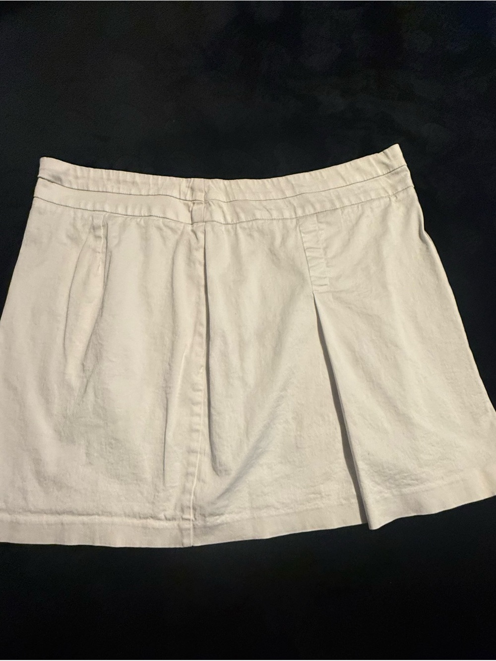 George White Women's Pleated Cotton Skort